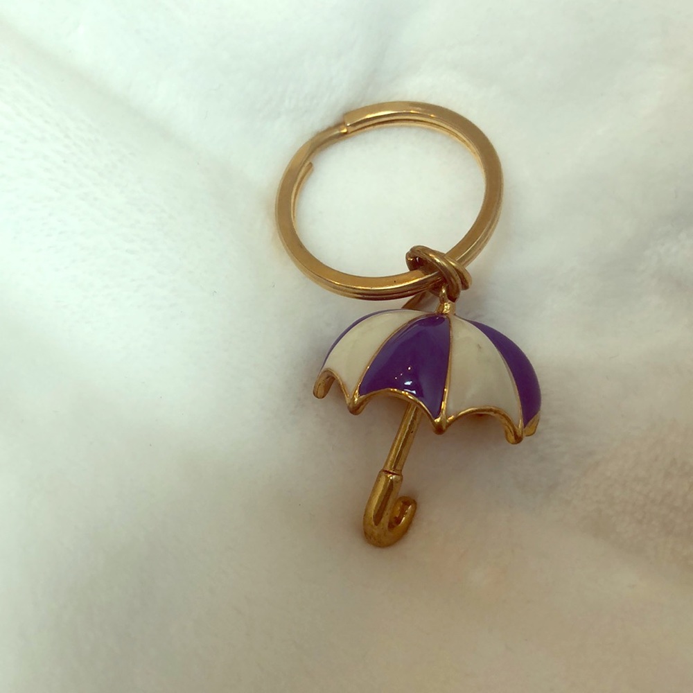 J. Crew Umbrella Key Ring NWOT